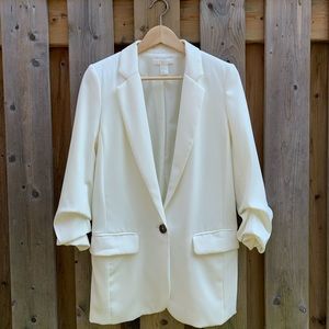 White Oversized Blazer